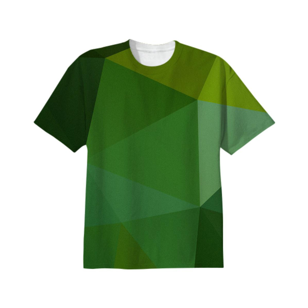 Green Geometric Lovely Abstract Geometry T Shirt Design All Over Print ...