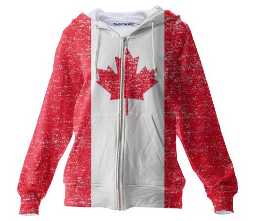 canadian flag hoodie