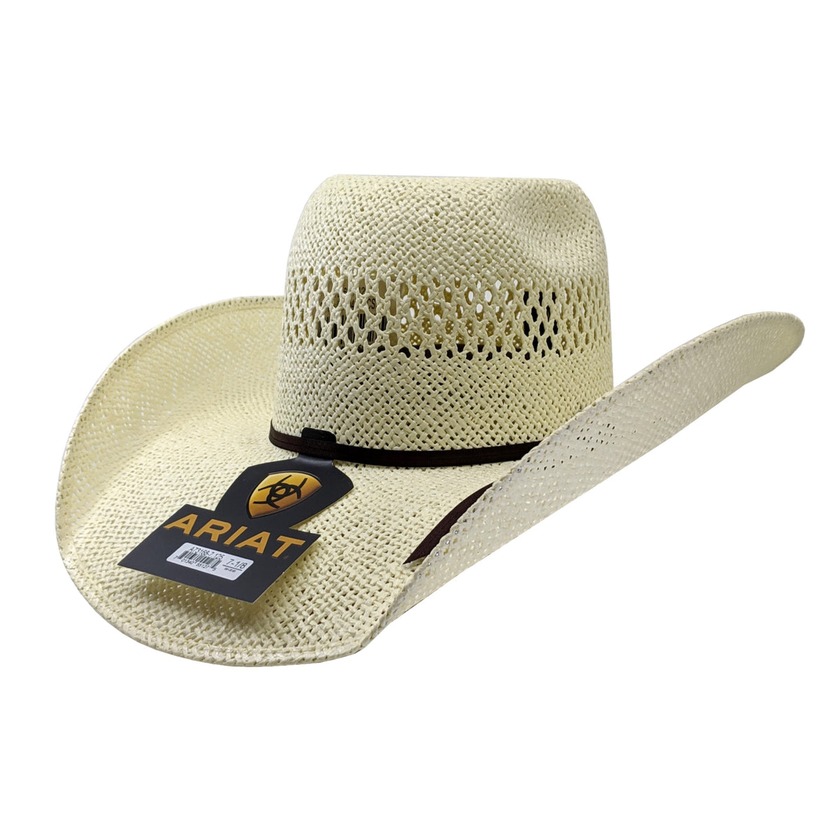 Ariat Twisted Weave Straw Cowboy Hat (4 1/2