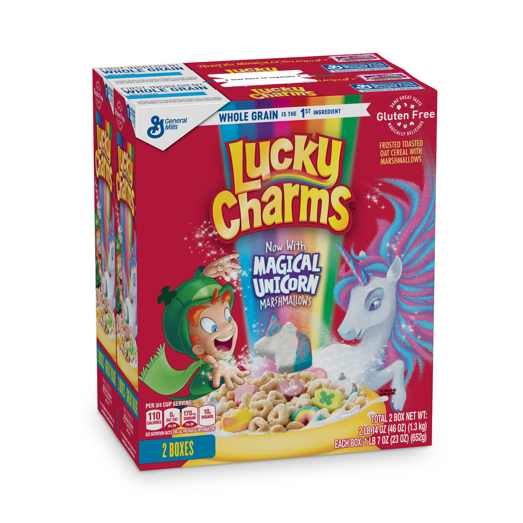 General Mills Lucky Charms Unicorn Marshmallow Cereal (23oz.) – Island ...