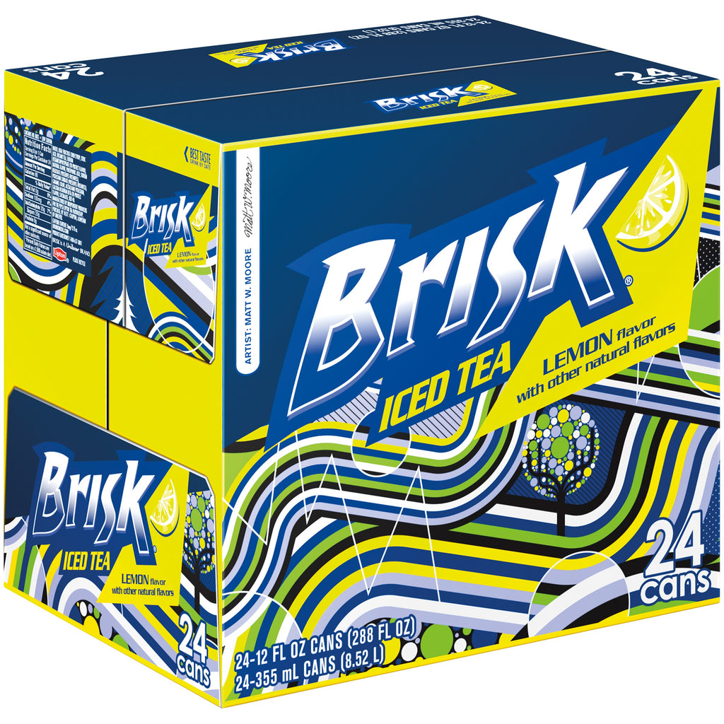 lipton brisk iced tea cans