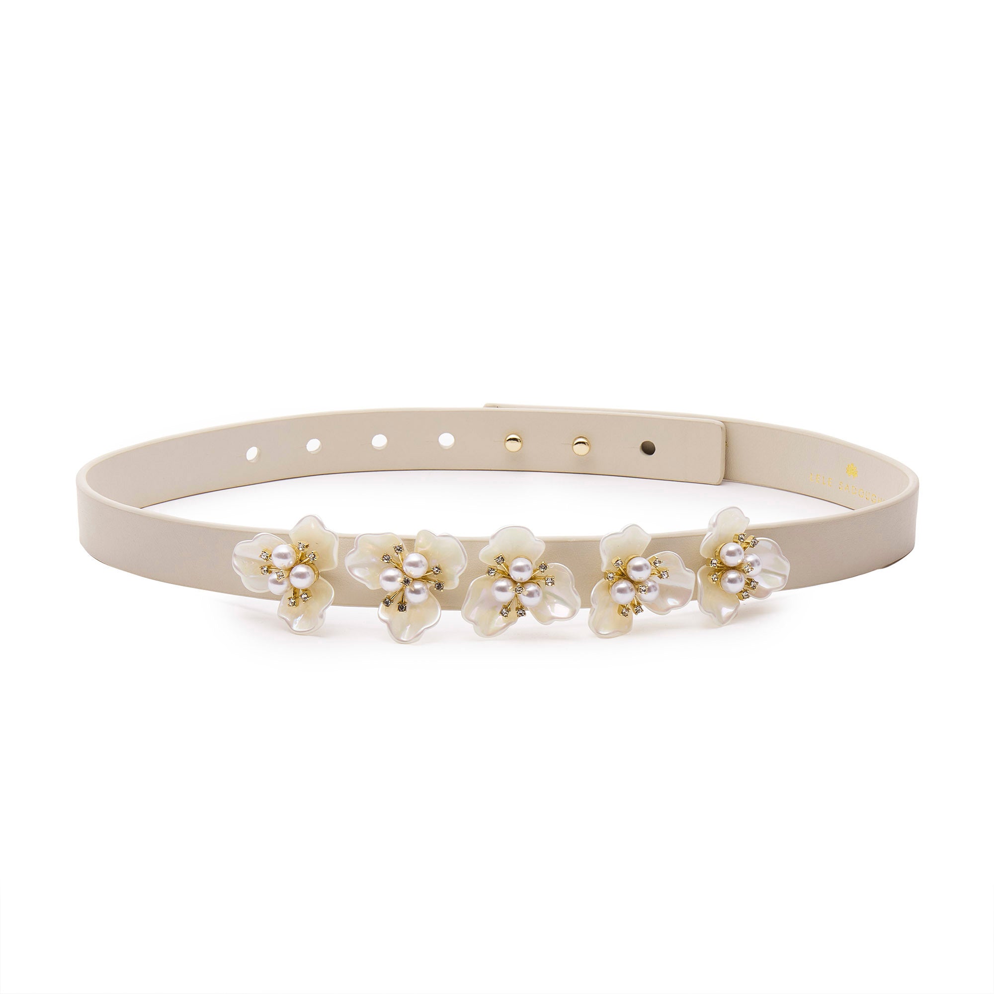 PEARL BLOSSOM MATILDA BELT - Lele Sadoughi product image