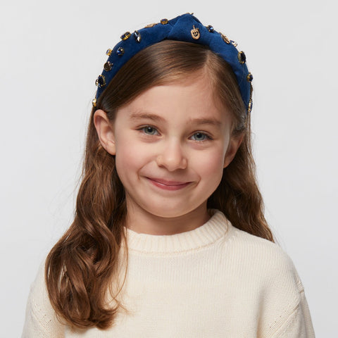 Chicago Cubs Baseball Inspired Glam Headwrap Headband Toddler 