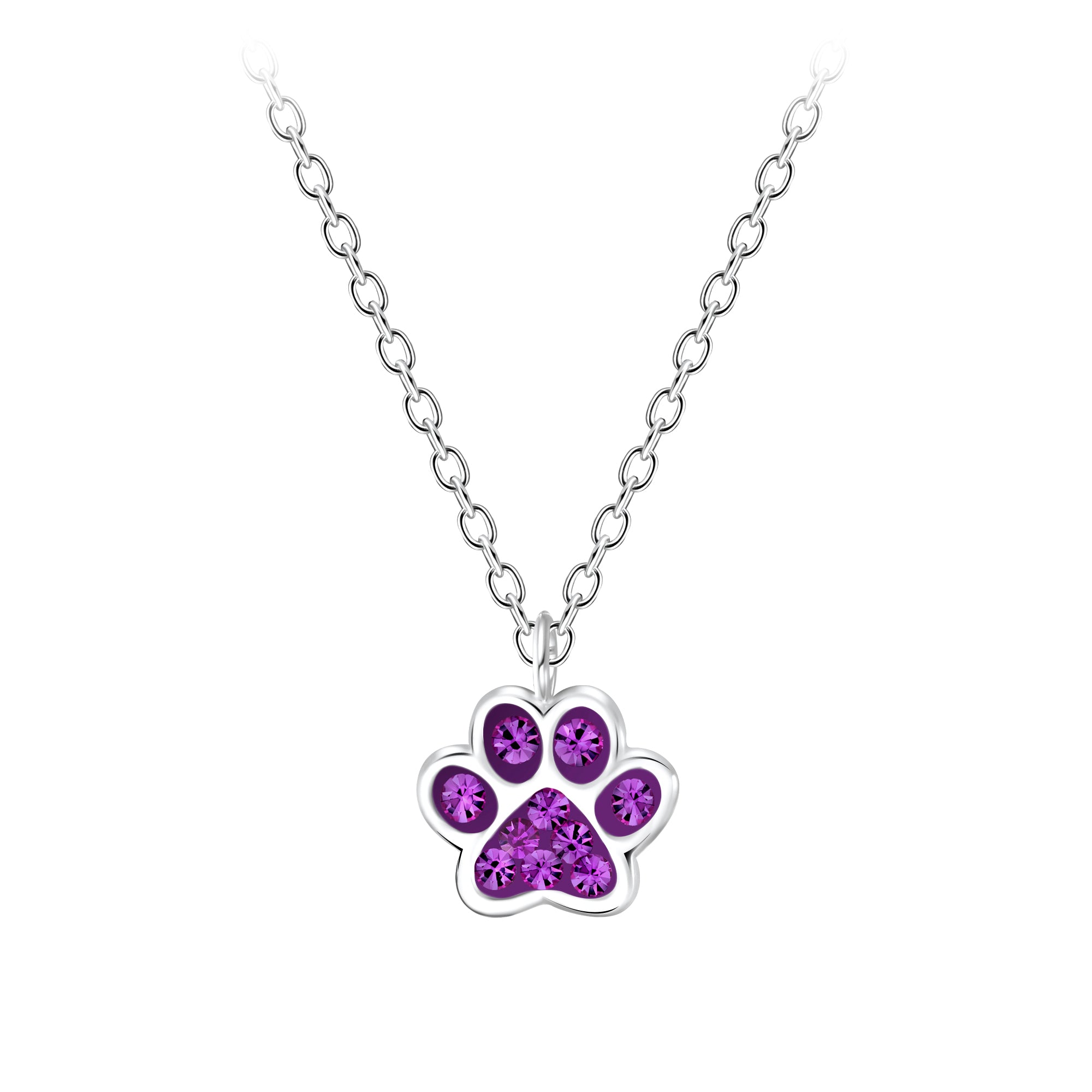 Your Dog's or Cat's Personalized Paw Print Heart Pendant – Luxe Design  Jewellery