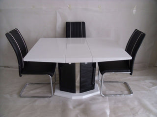 Wood Dining Table White Chairs