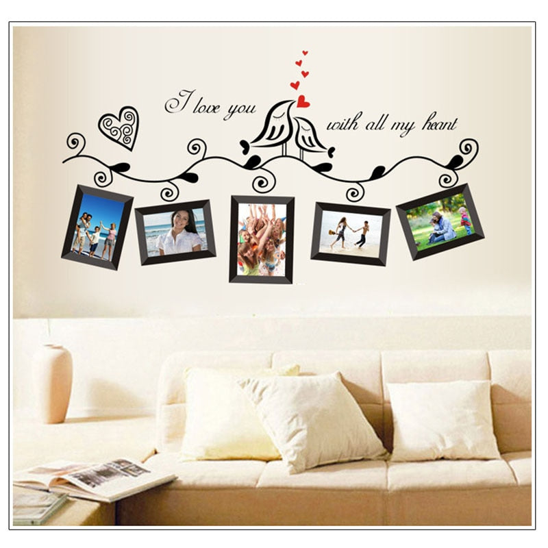 Photo Frame Wall Stickers Home Decor Diy Family Tree Wall Mural Living Modernique