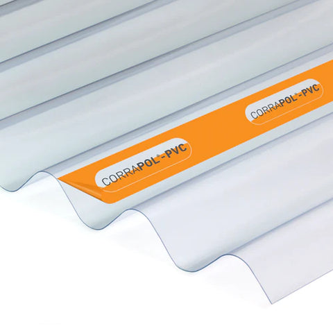 Corropol PVC Lightweight Clear Roof Sheets