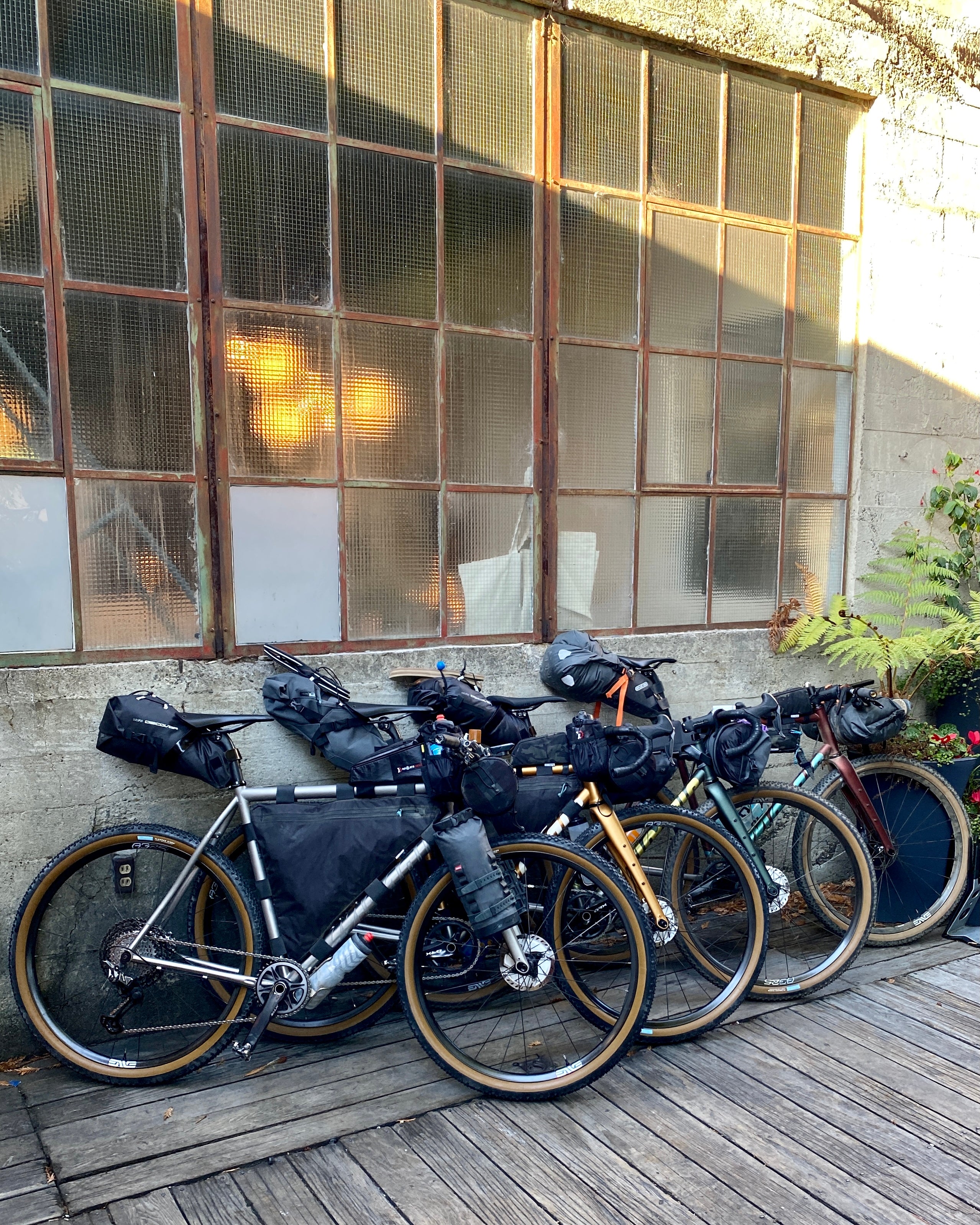 mosaic GT-X bikes lined up