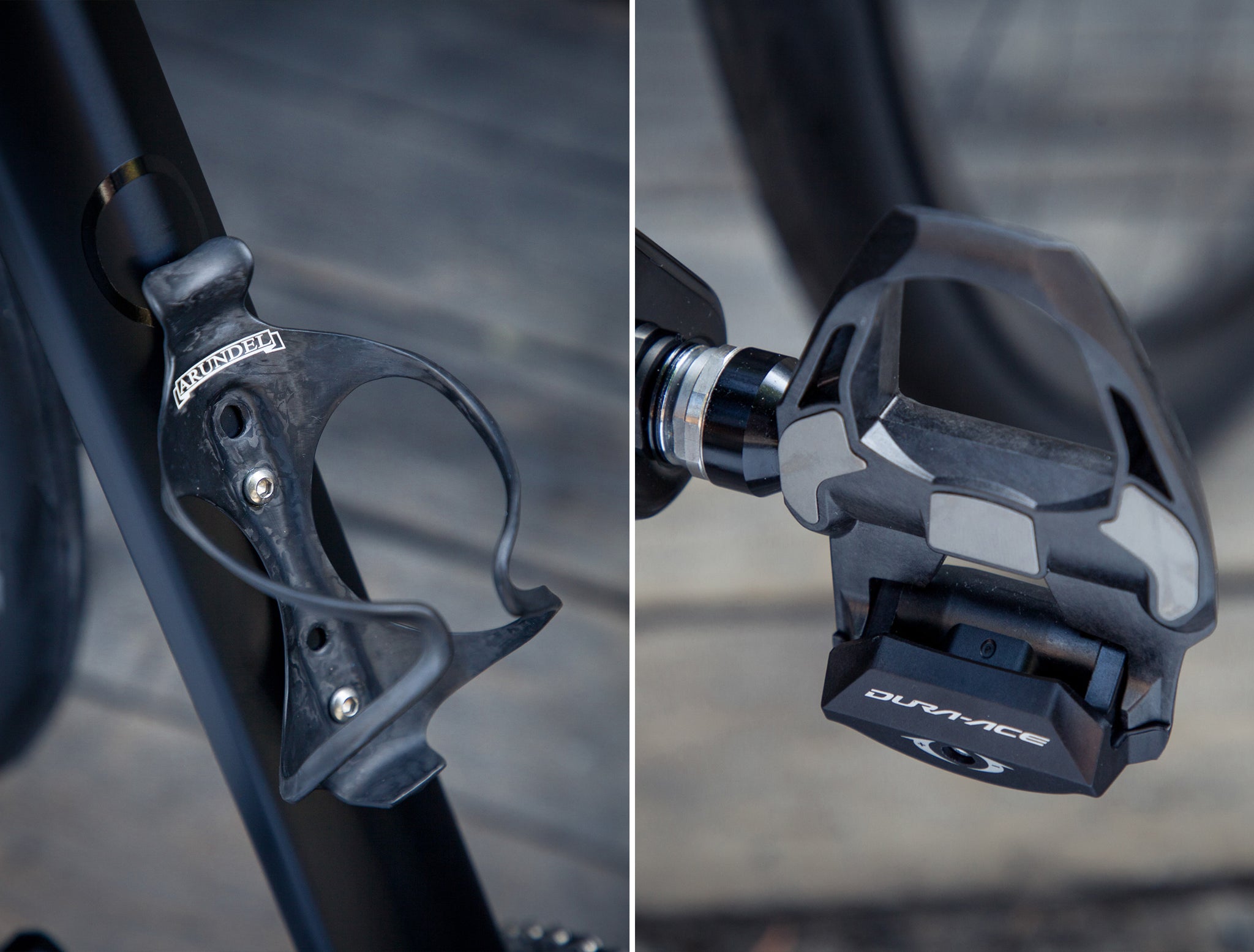 Open UPPER bottle cage pedals