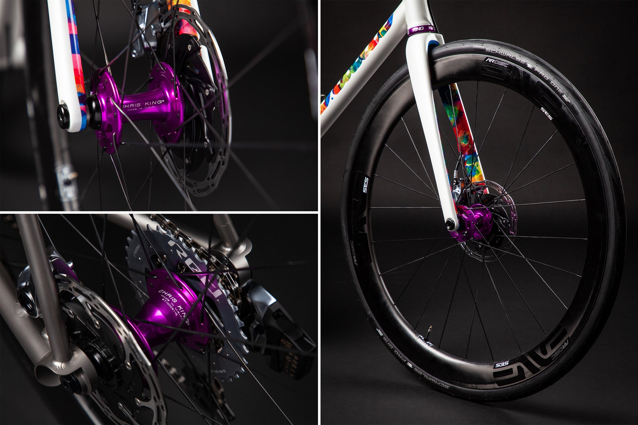 mosaic rt1 prismatica titanium road bike wheels chris king enve