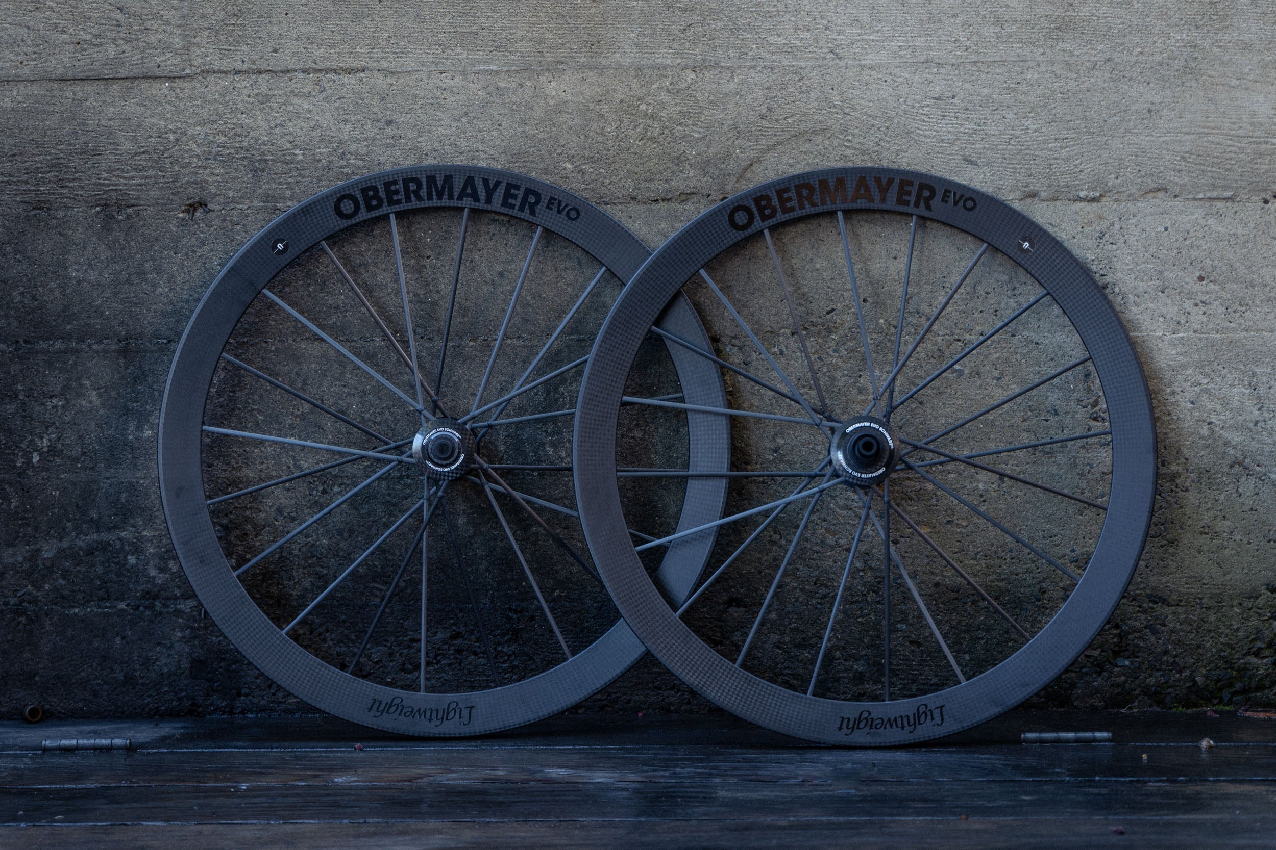 Lightweight Obermayer Disc EVO Wheels  - Schwartz Edition