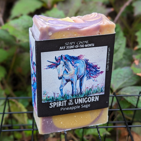 scent of the month pineapple sage www.soapygnome.com
