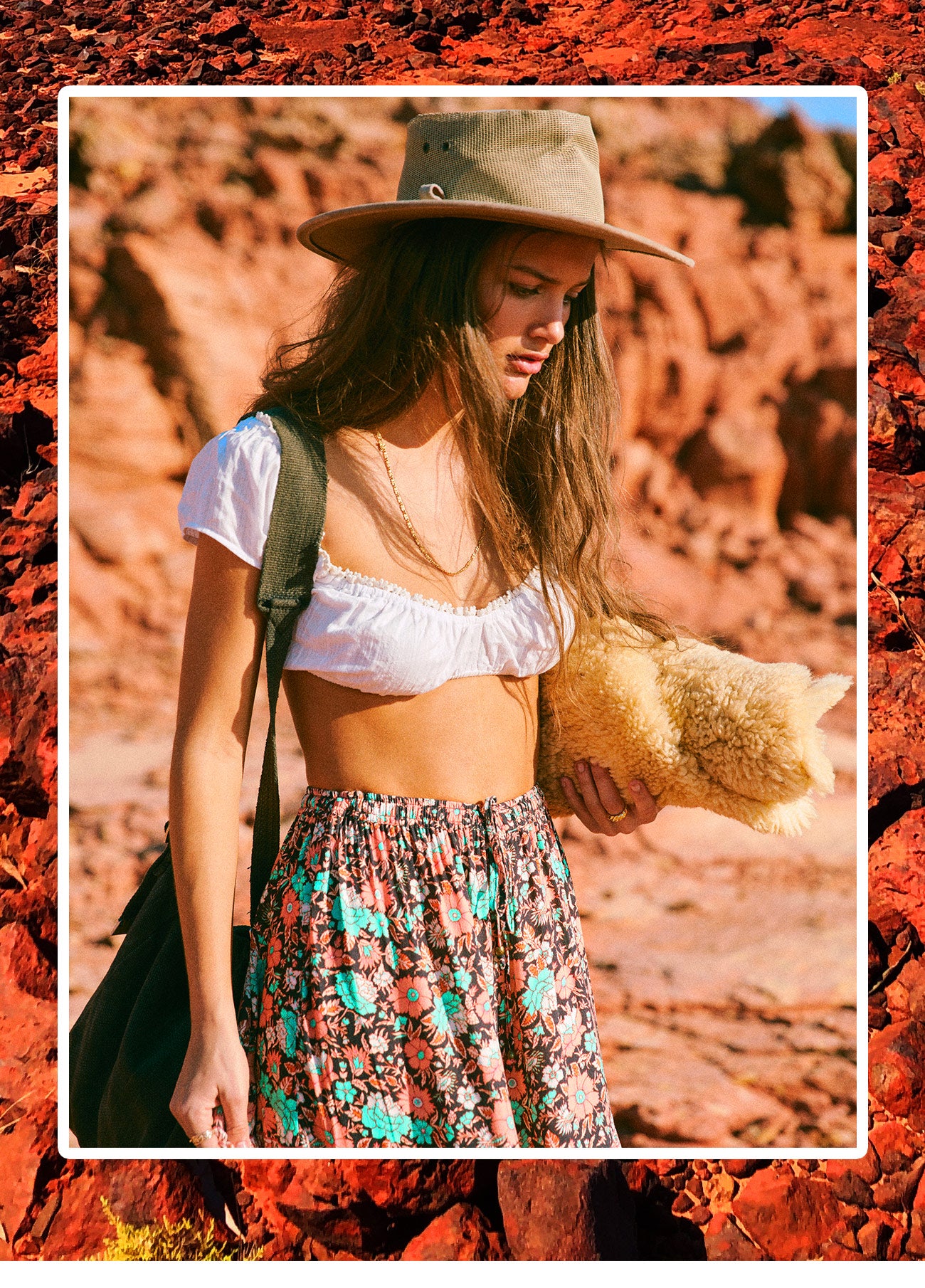 Forget Me Not the new sustainable fashion collection from Arnhem was shot at Cape Leveque, WA
