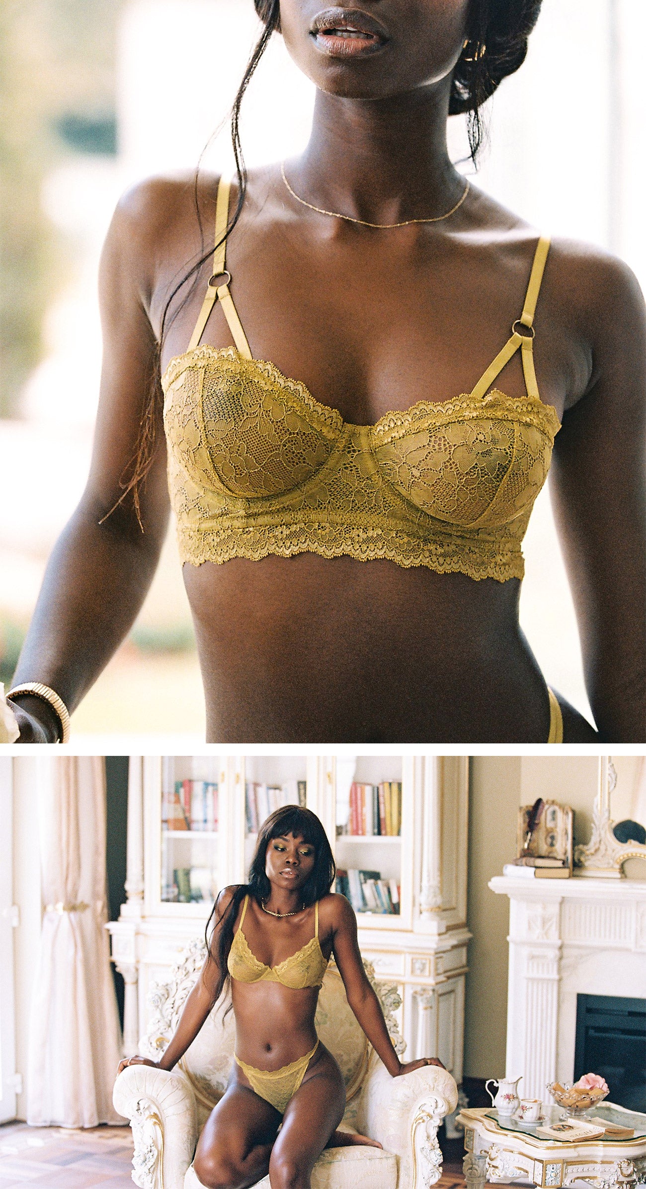 Cynthia in Olive Faith Intimates 