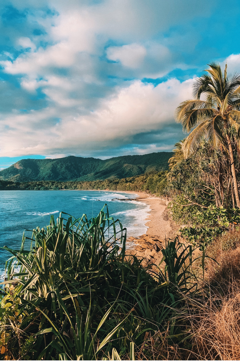 The beautiful area of Cape Tribulation adjacent to the Daintree Rainforest