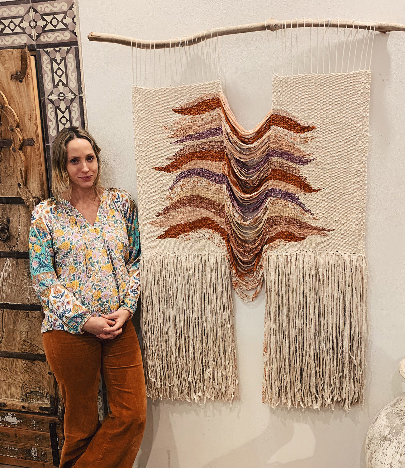 Lana Scoville Arnhem Revive Loom Woven Wall Hanging at our Byron Boutique