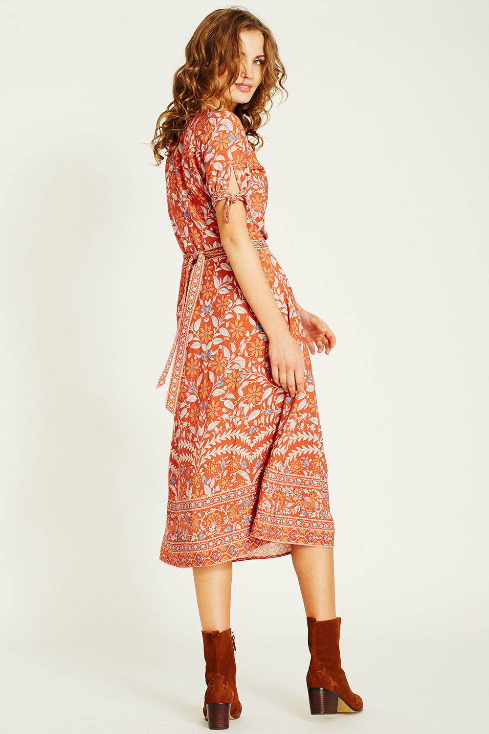 arnhem marigold mini dress