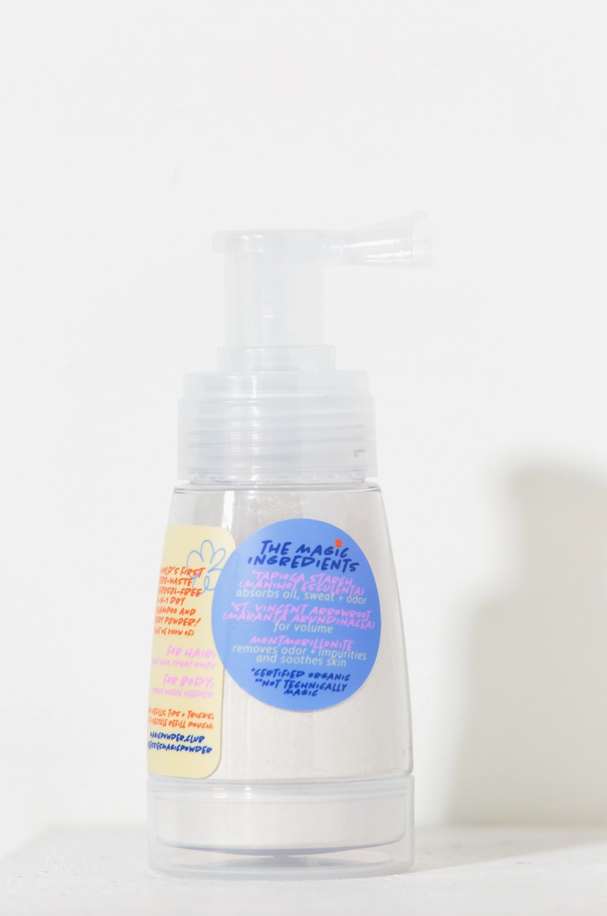 Jessie's Magic Powder Dry Shampoo in Refillable Spray Bottle