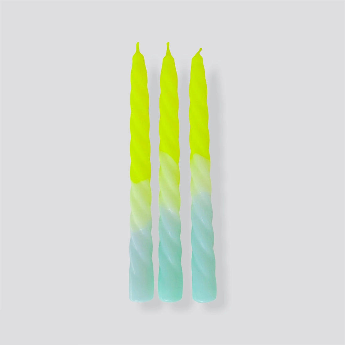 Dip Dye Twist Candles