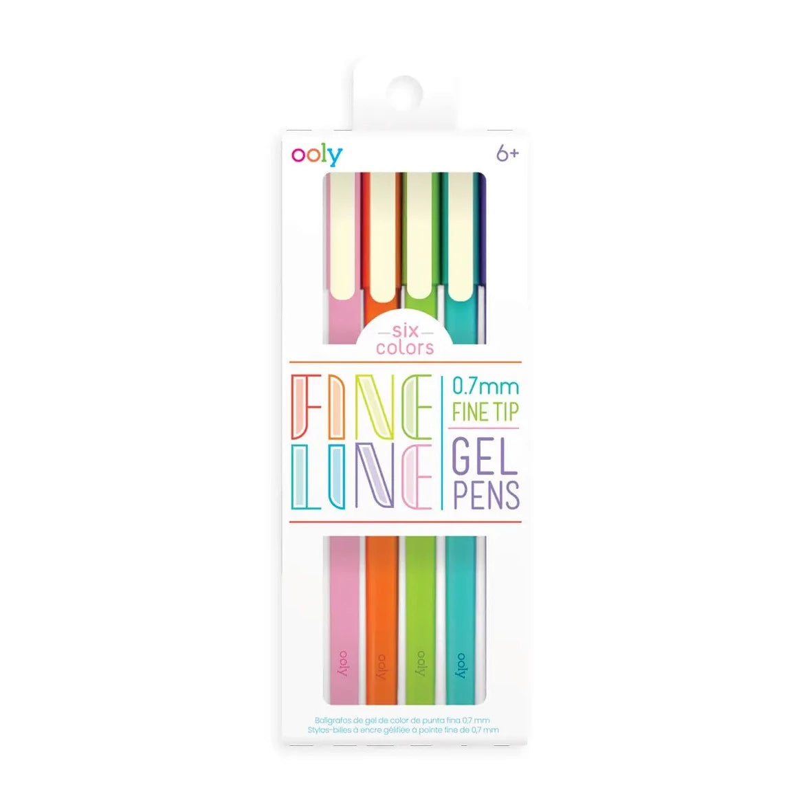 Fine Lines Gel pens - set of 6