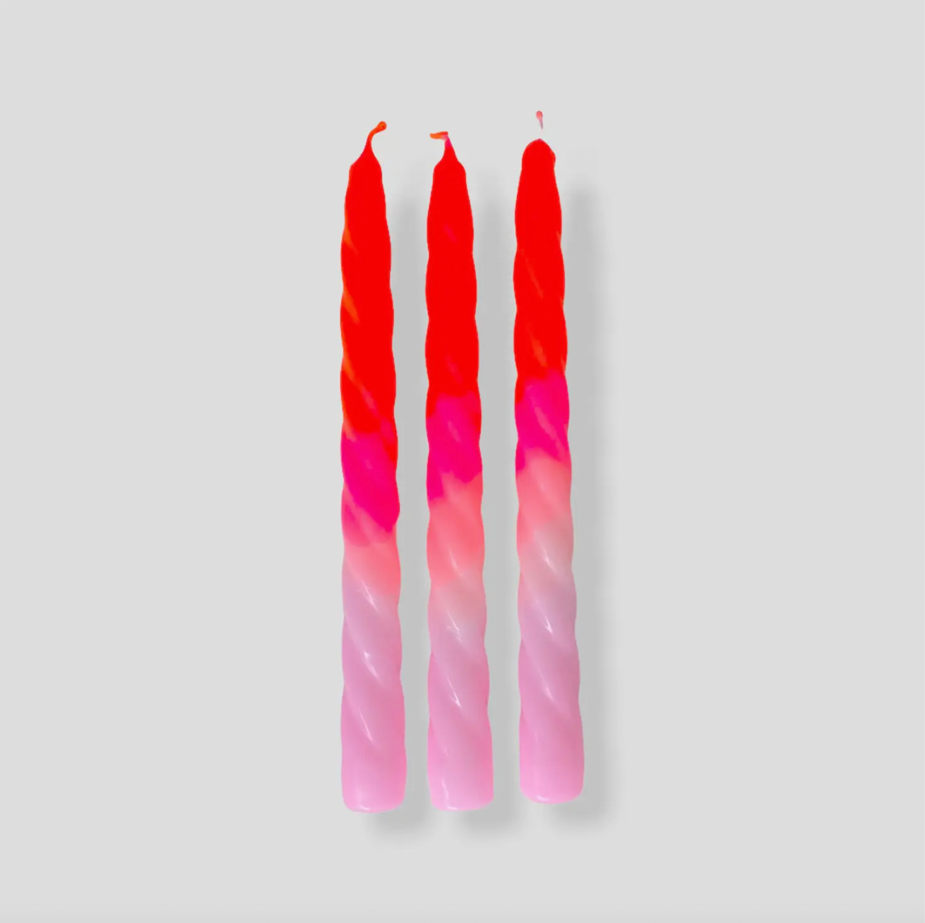 Dip Dye Twist Candles