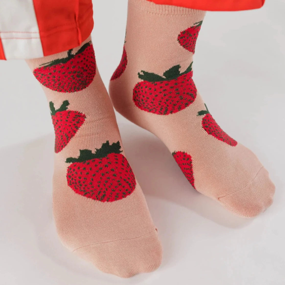 Crew Sock - Strawberry