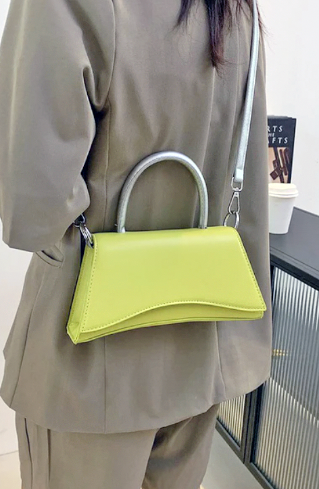 Alora Purse in Neon Green