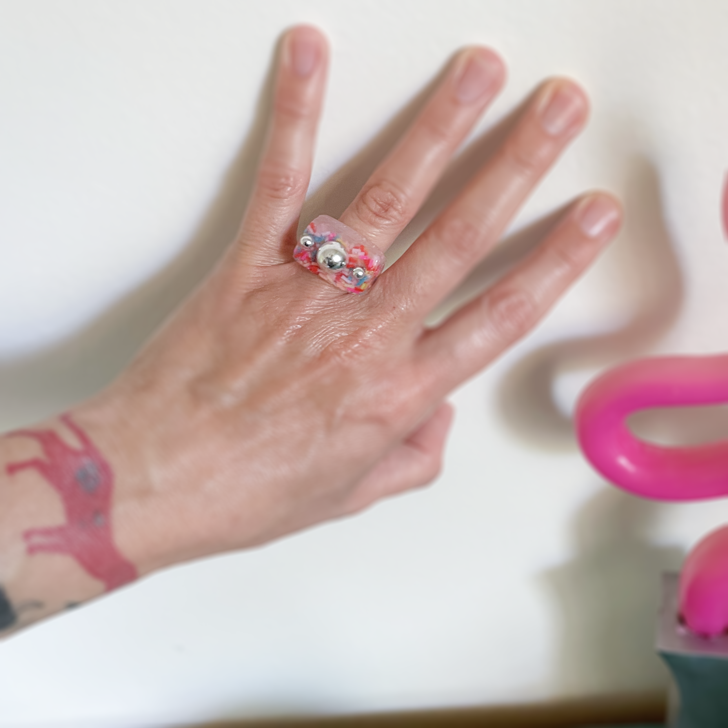 Maisie Moo Resin Rings