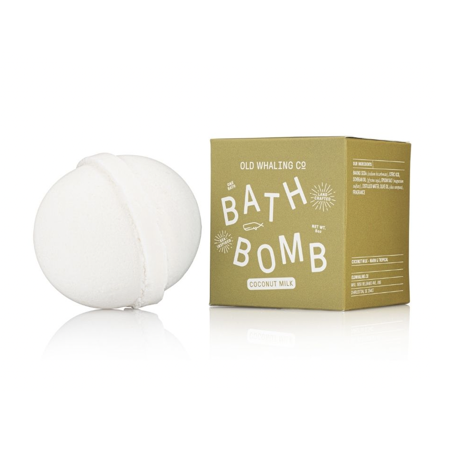 Coconut Milk Bath Bomb