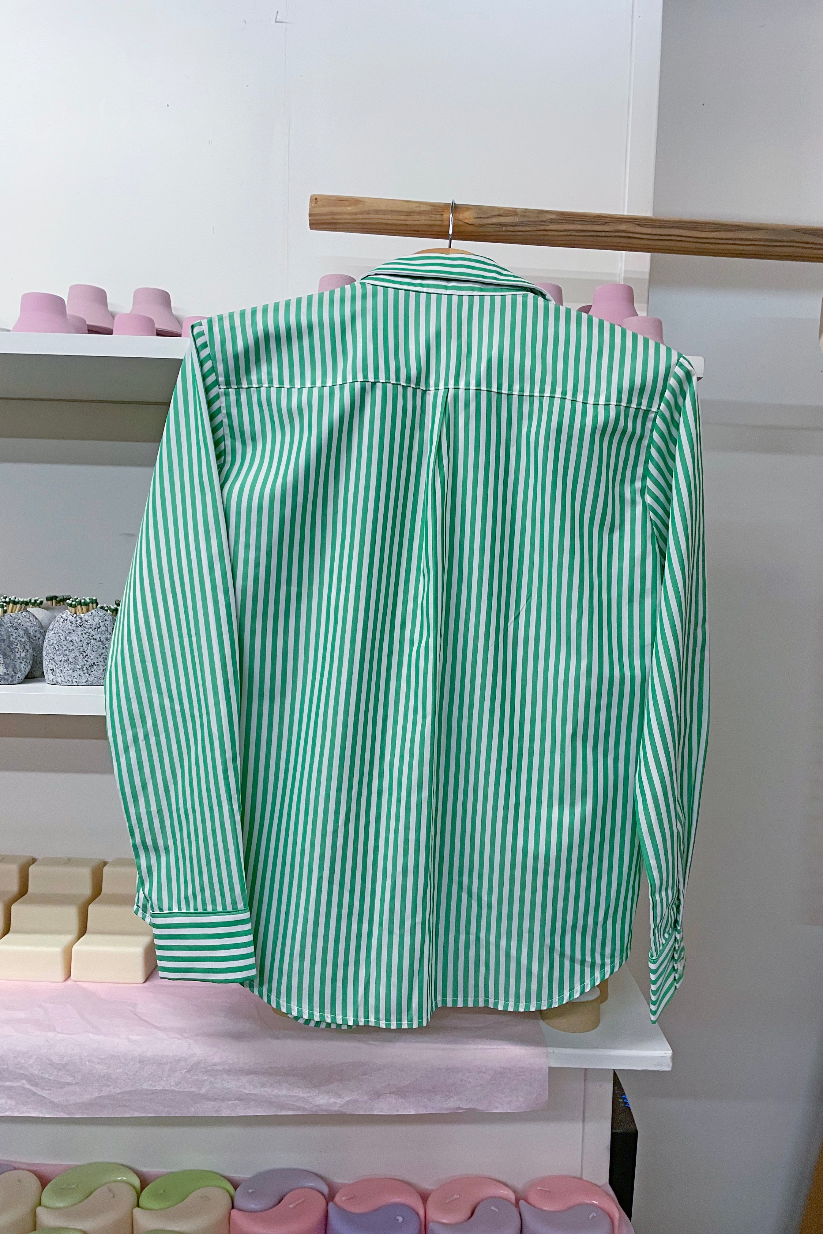 Dreamy Green Striped Shirt