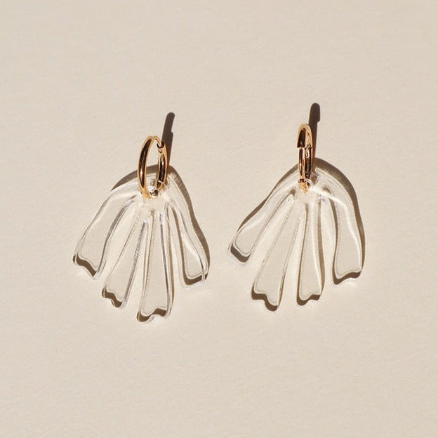 Henri Charm Earrings in Clear