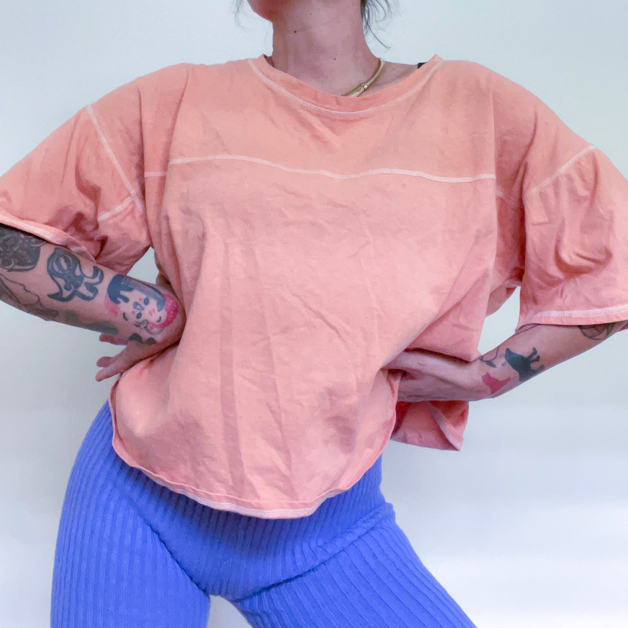 Boxy Peachy Tee