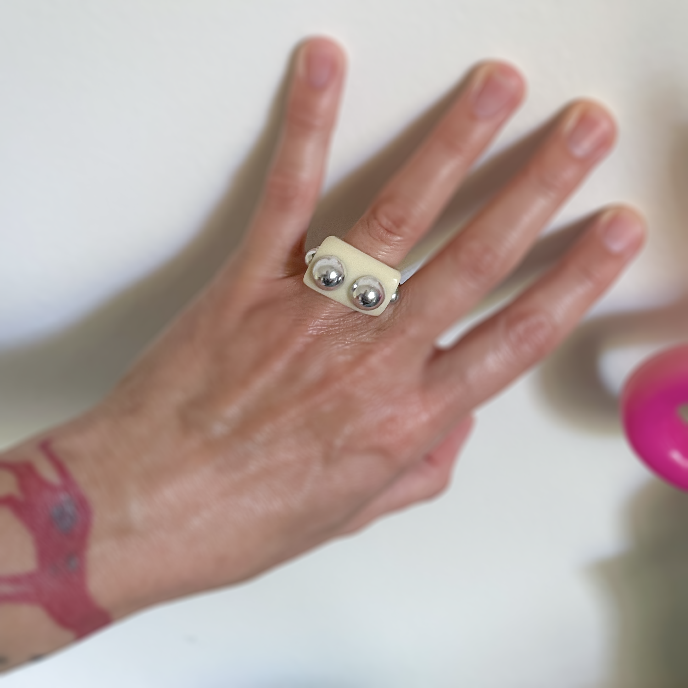 Maisie Moo Resin Rings