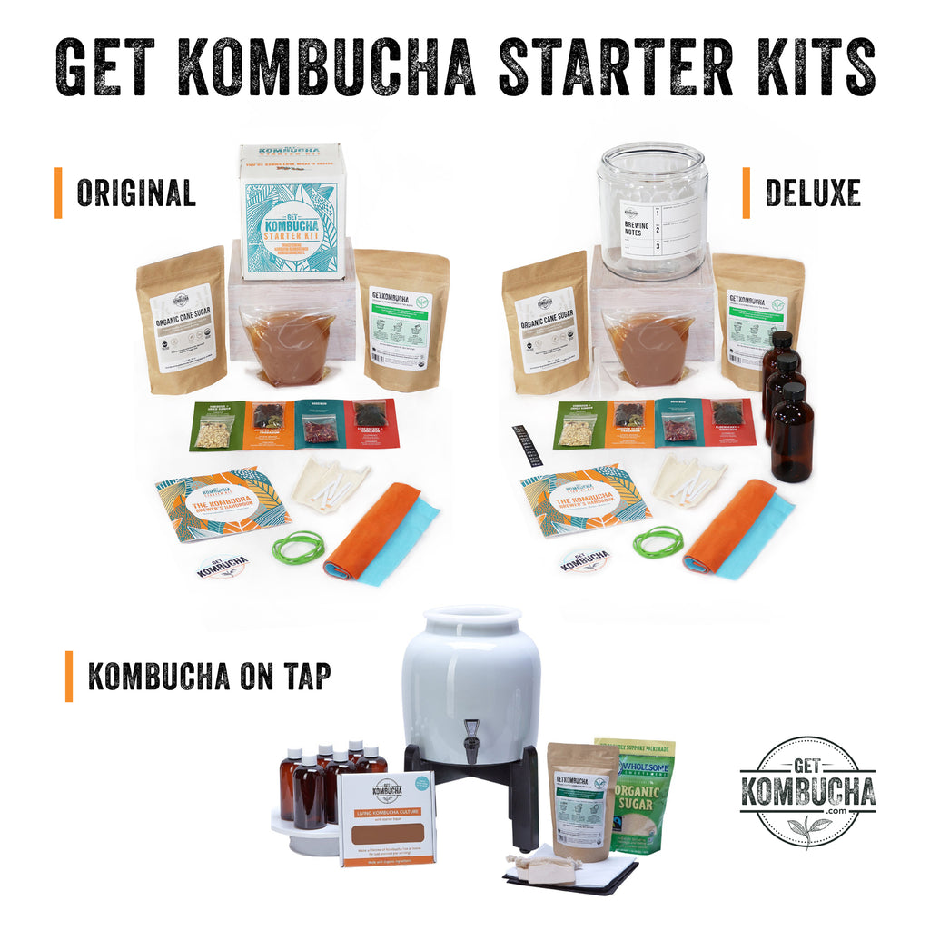 Get Kombucha [ADVANCED] Kombucha Starter Kit, Makes 5 Gallons or 40 Bo ...