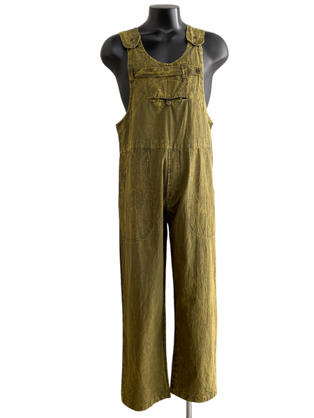 Stonewashed cotton overalls straight leg – Yak 'n Yeti