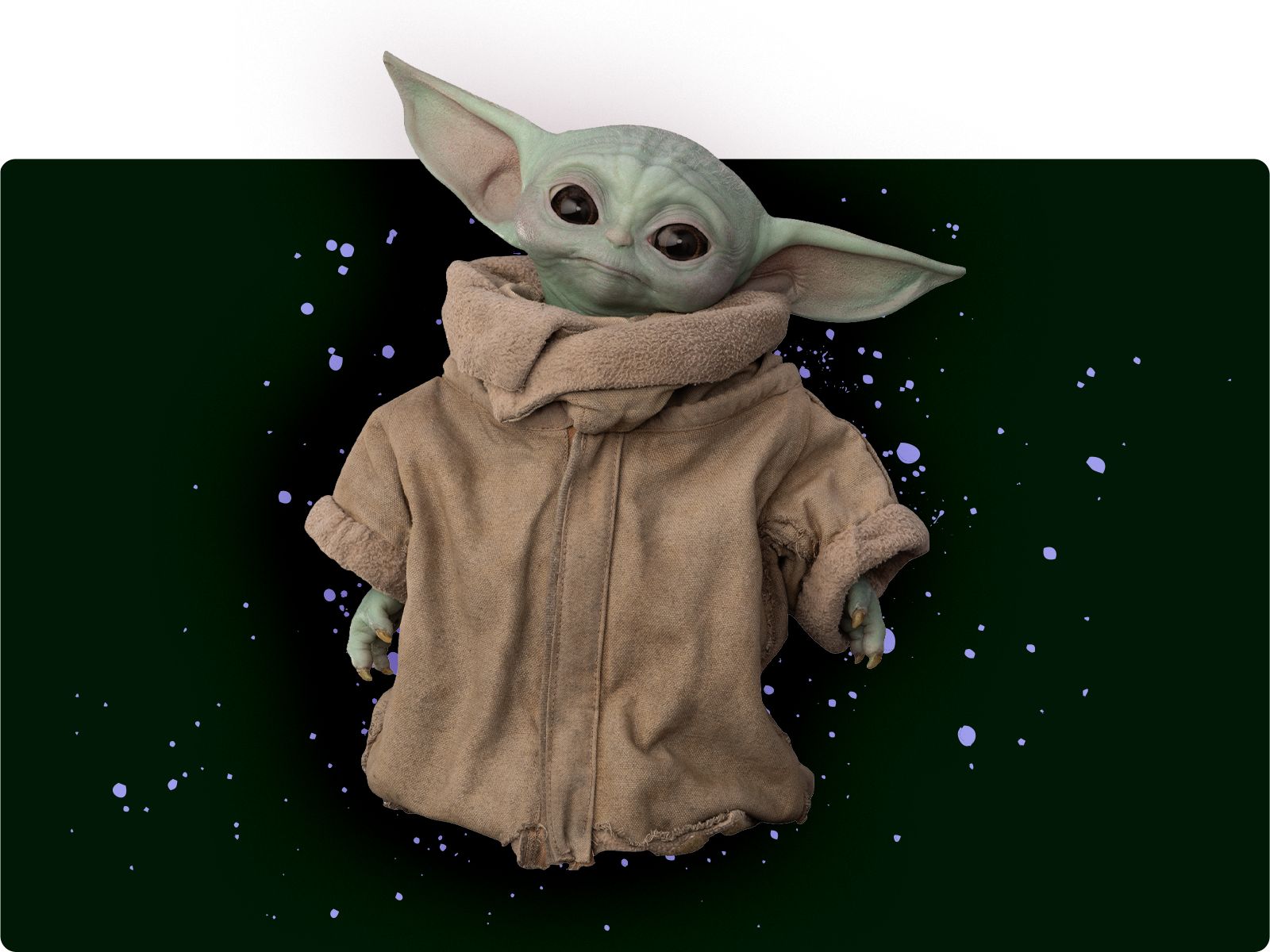 STAR WARS Girl's Cute Baby Yoda Grogu Child 2 Pack T-Shirts