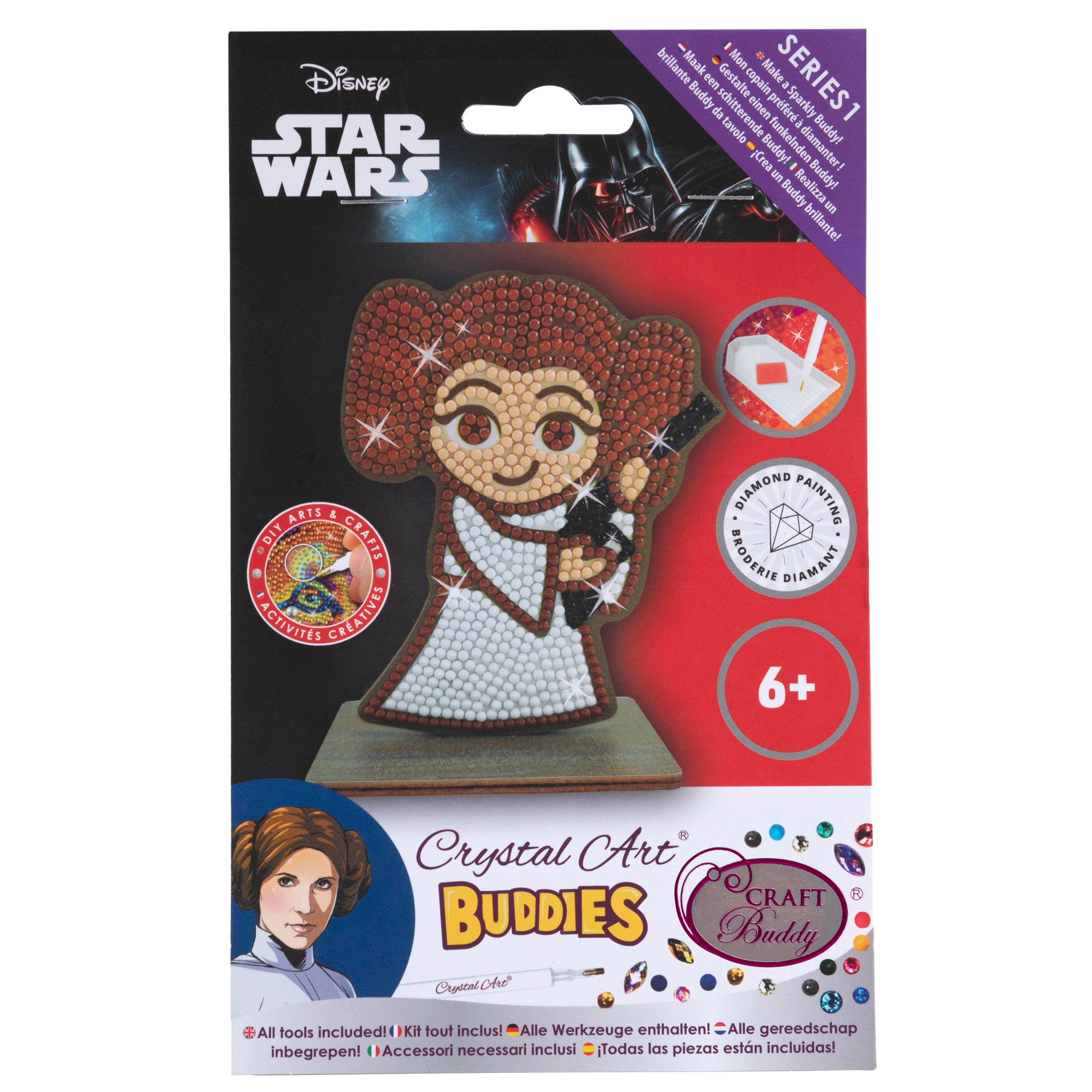 Darth Vader Crystal Art Buddies Kit, Hobby Lobby, 2345296