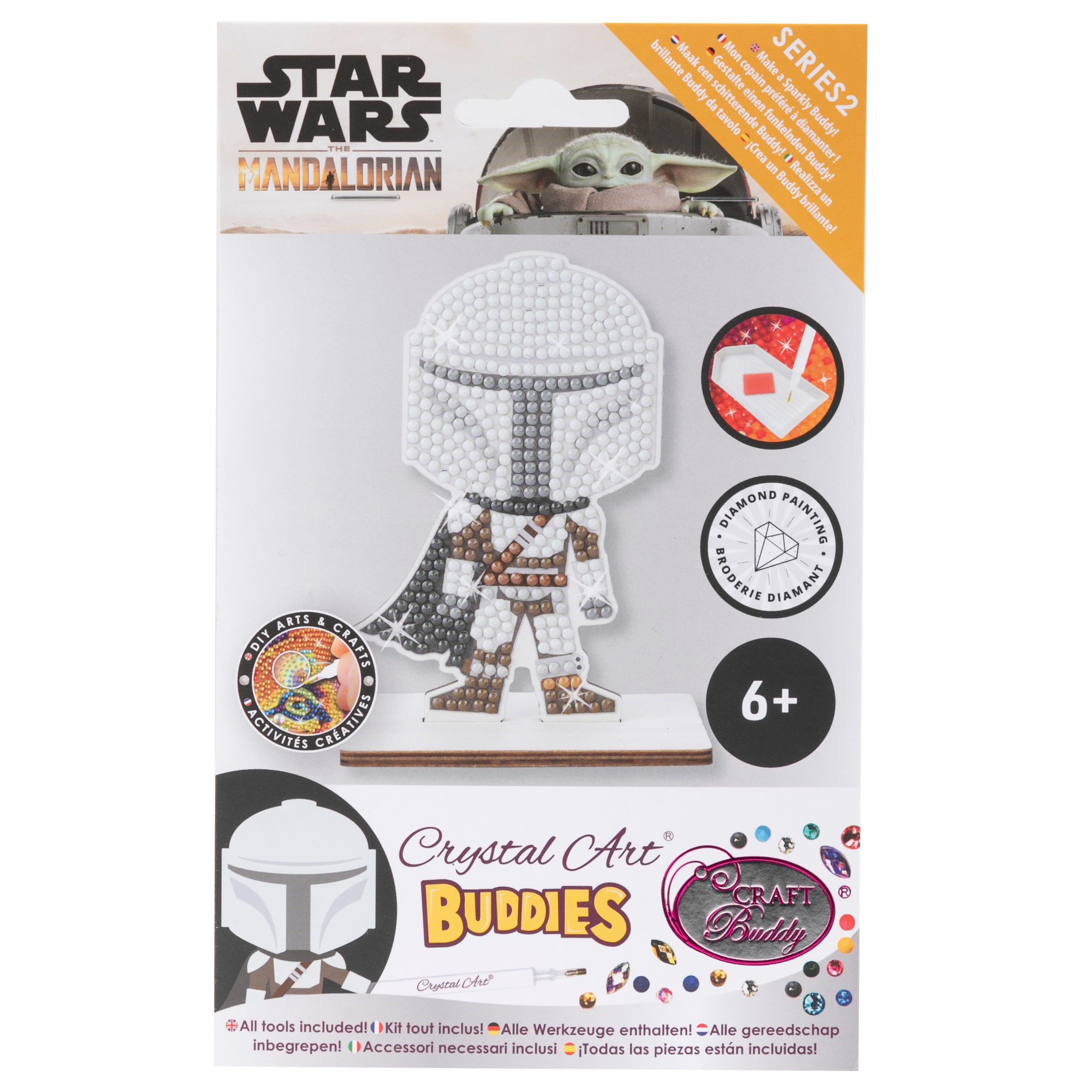 The Mandalorian Star Wars Crystal Art Buddy, gifting