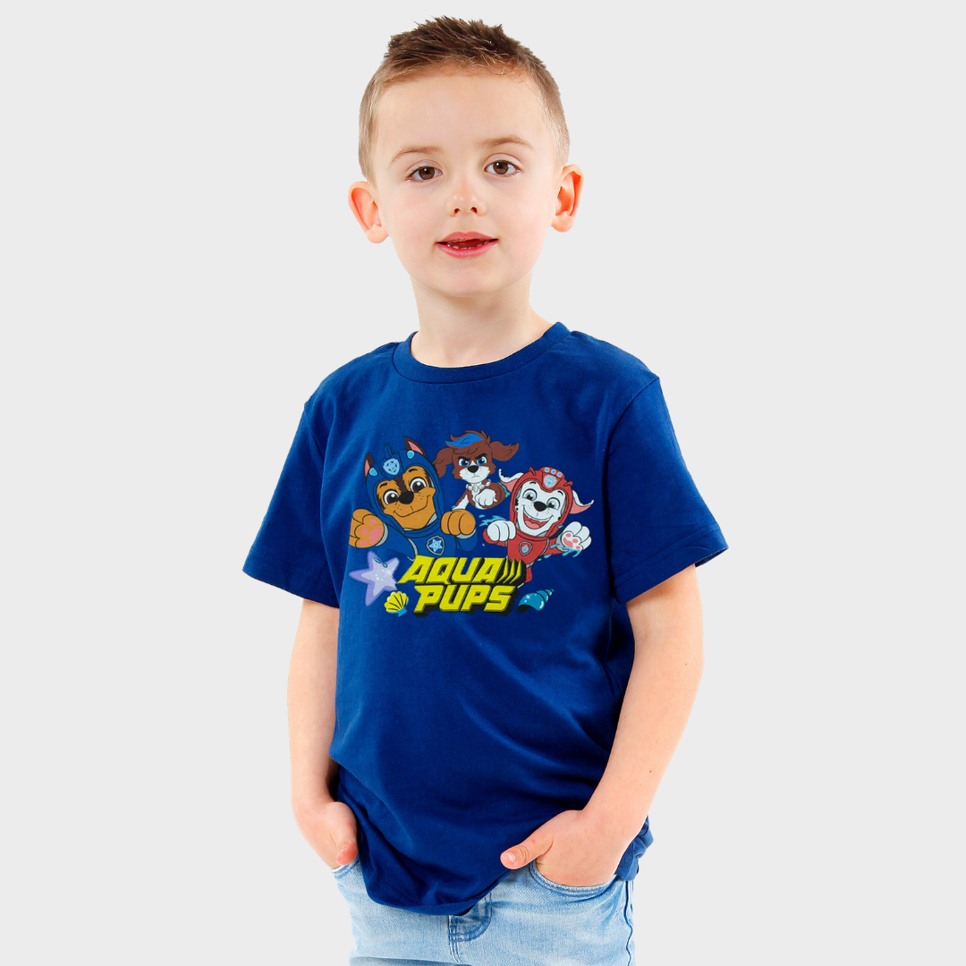 Paw Patrol Aqua T-Shirt | Kids Official Character.com Merchandise