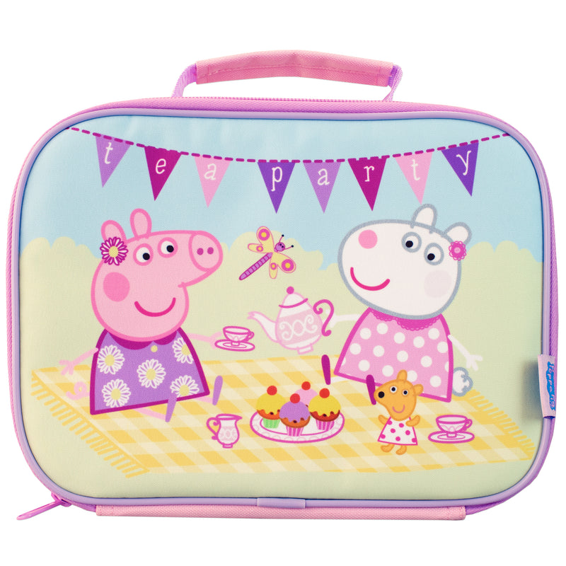 peppa pig school bag and lunch box