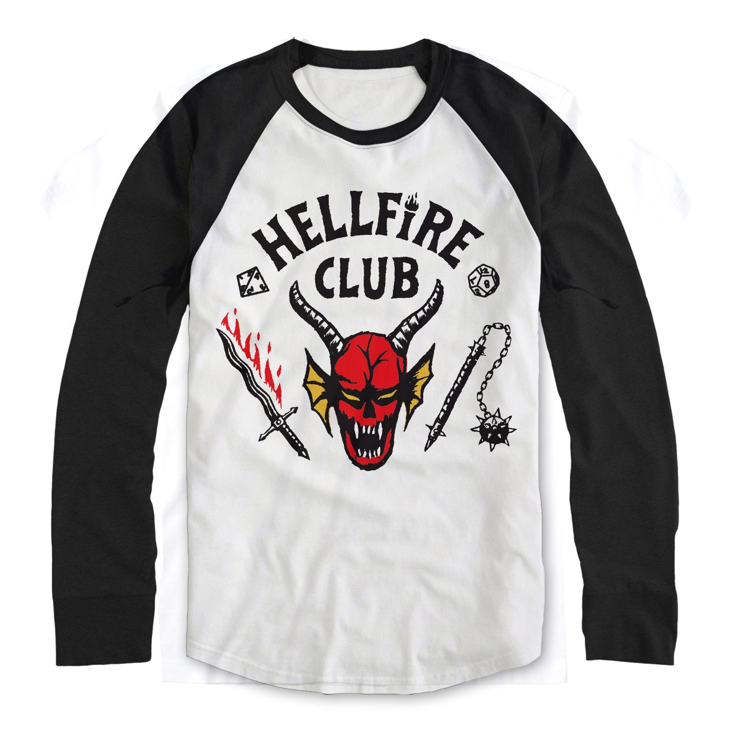  Stranger Things Kids Pyjama Set, Boys & Girls Hellfire Club  Short Sleeve T-Shirt & Loungepants