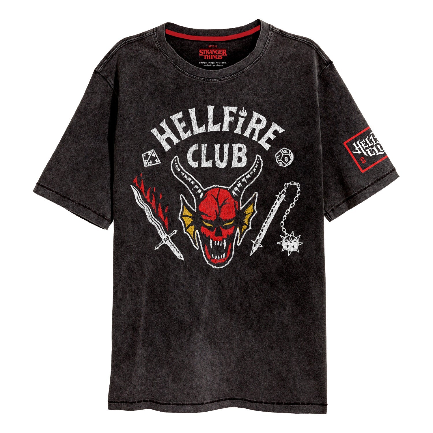 Netflix Stranger Things Hellfire Club T-shirt