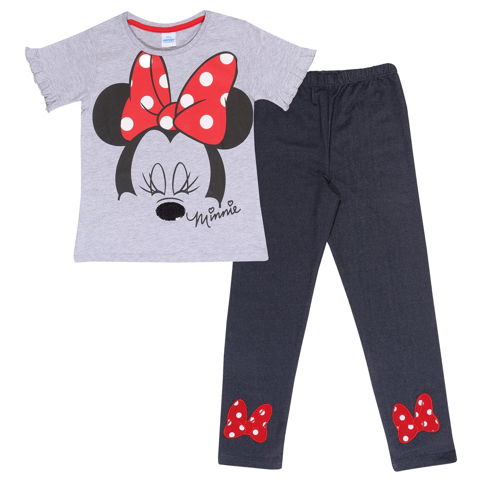 Bluey Character Print T-Shirt and Leggings Outfit