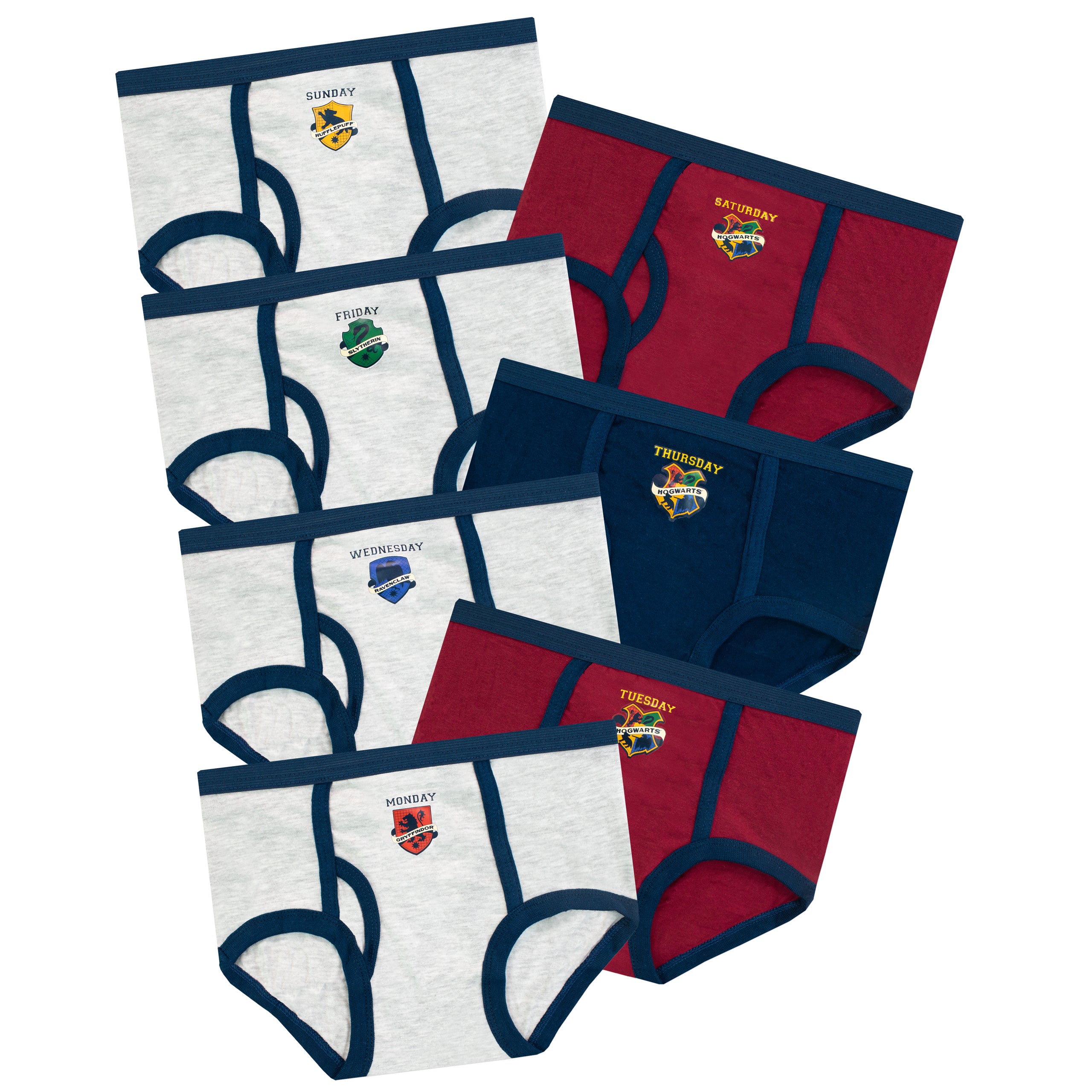 Harry Potter Girls Hogwarts Underwear Pack of 4 Multicoloured Size 6 :  : Clothing, Shoes & Accessories