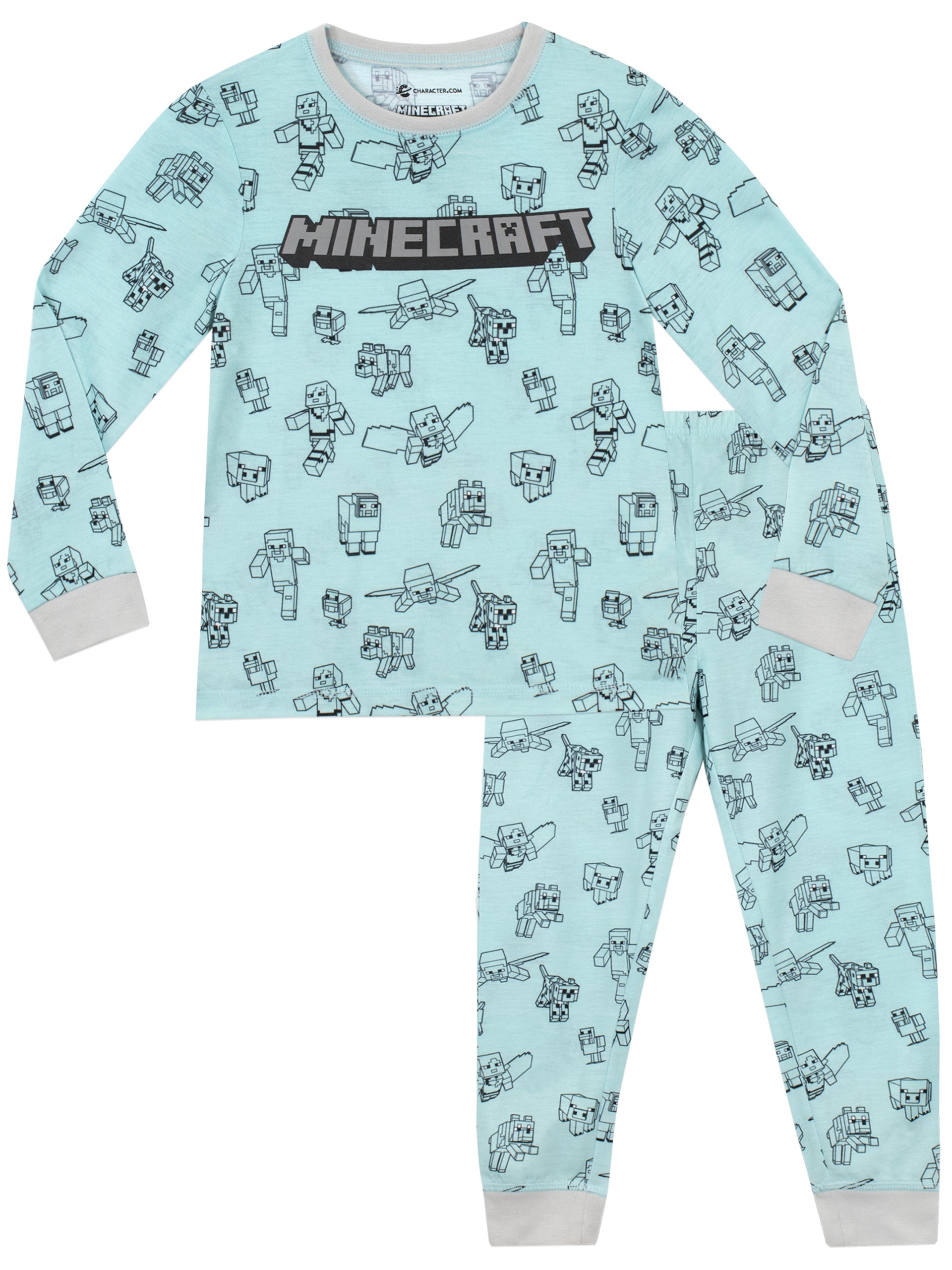 Minecraft Pyjamas Boys Minecraft Pjs Character