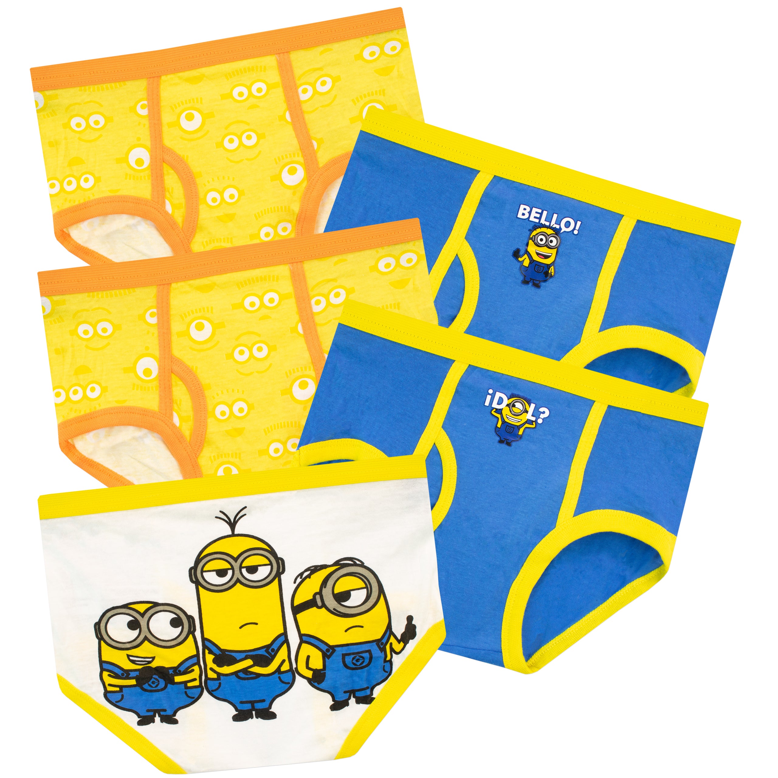 Boys Minions Briefs, set 3 pieces Size 2yrs old Color Colorful