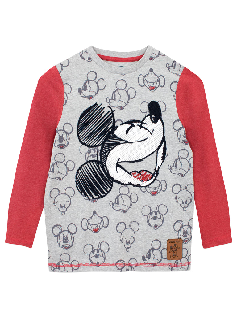 Buy Mickey Mouse Long Sleeve Top | Kids | Character.com Official ...