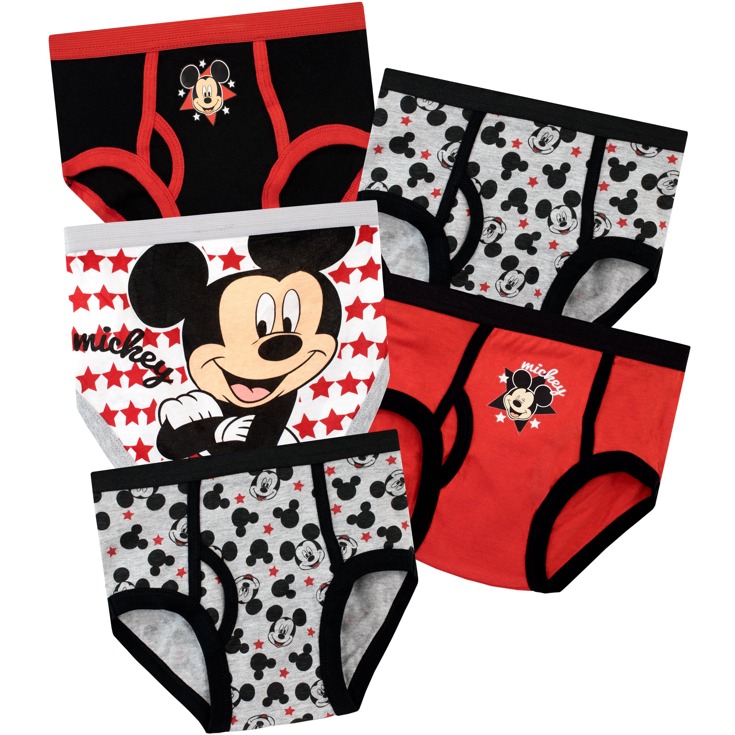 Disney Cars Toddler Boys' 5-Pack Boxer Briefs Underwear