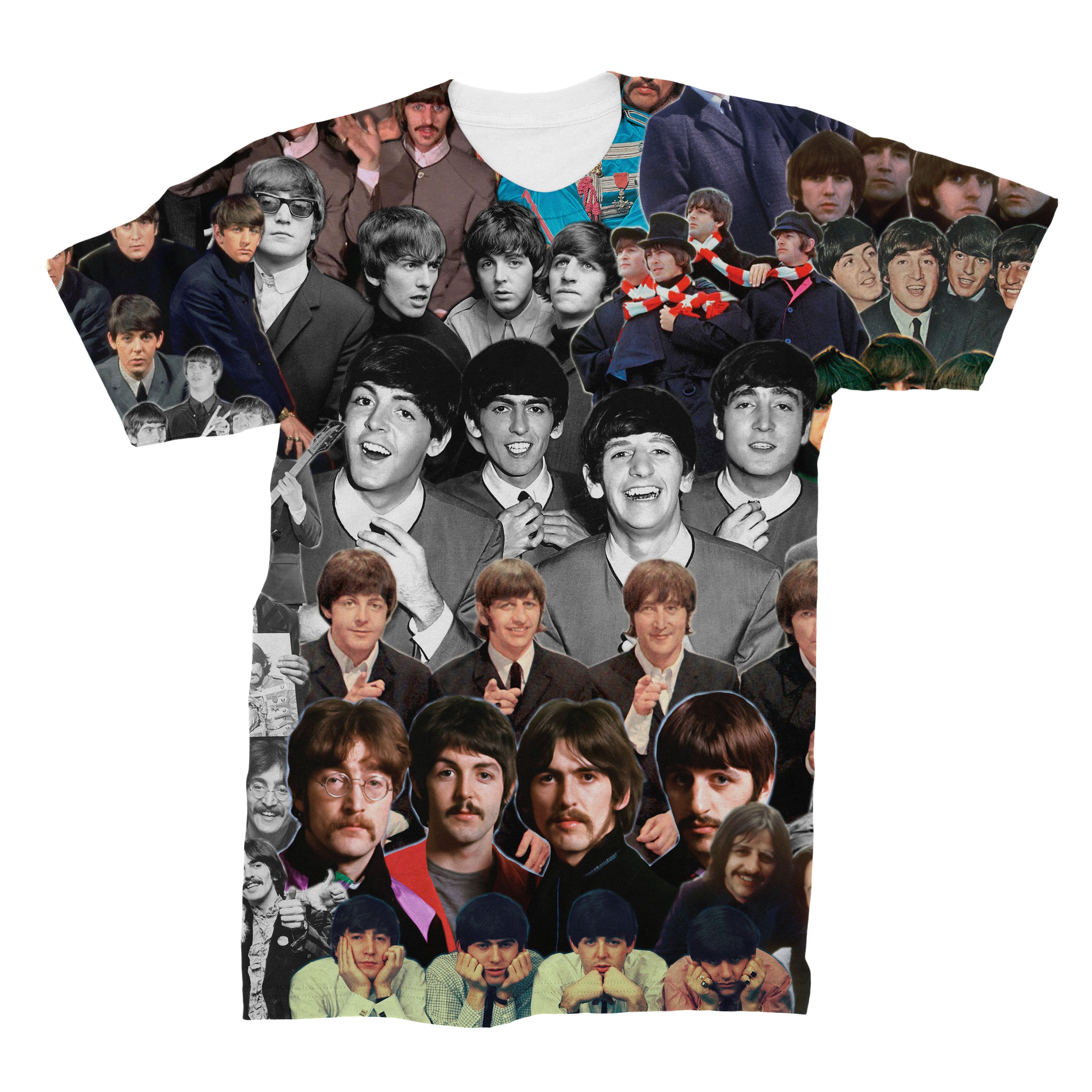 with the beatles t shirt