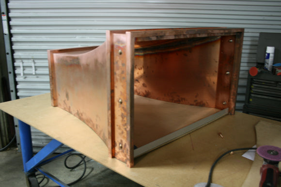 custom copper hood made in USA
